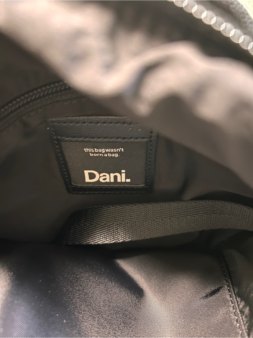 Black Women's Crossbody Bag - Minimal Everyday Carry - Picture 4 of 4